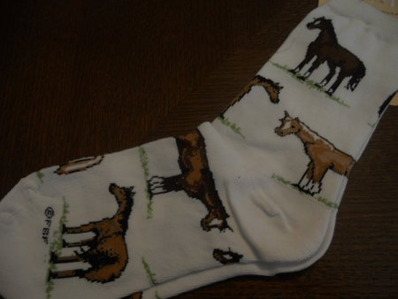 Lady's socks Quarter Horses